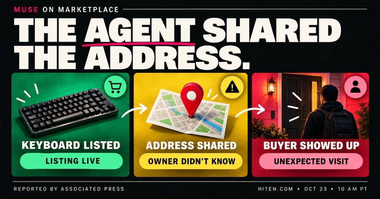 Screenshot: Local sales: Muse handles buyer offers and pickup coordination